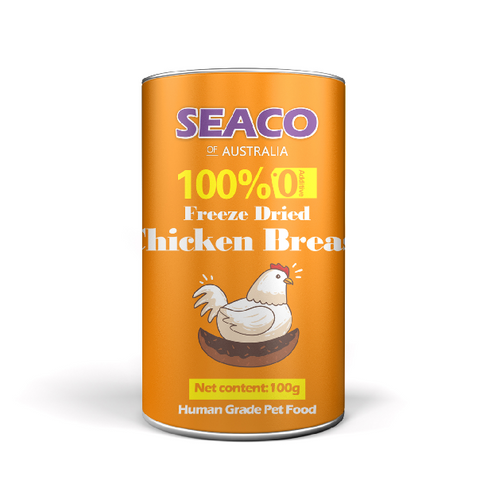 OHF Premium Freeze-Dried Pet Treats - Chicken Breast, 80g